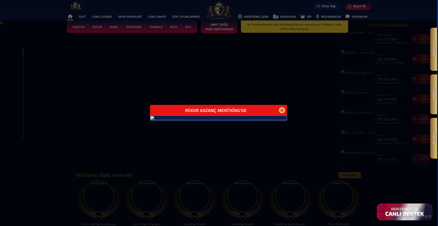 Security scan screenshot of https://meritkibg1695.com/slot