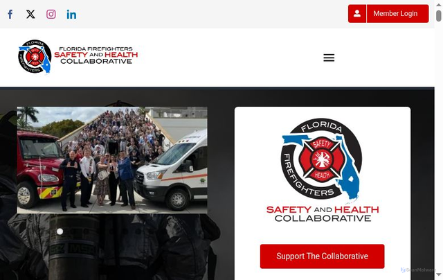 Security scan screenshot of https://floridafirefightersafety.org/