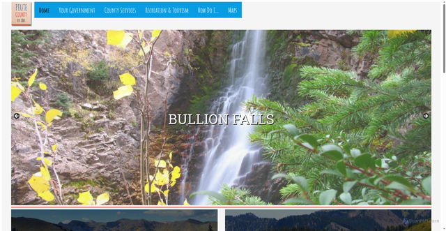 Security scan screenshot of https://www.piuteutah.com/