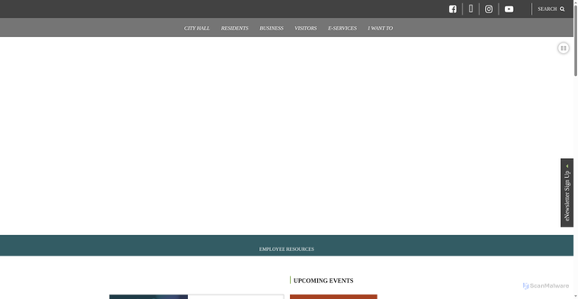 Security scan screenshot of https://www.monroemi.gov/