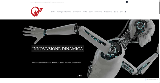 Security scan screenshot of https://www.periti-industriali.udine.it/