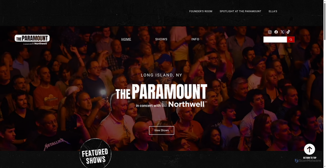Security scan screenshot of https://www.paramountny.com/