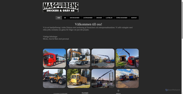 Security scan screenshot of https://masgubbens.se
