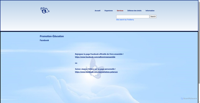 Security scan screenshot of https://adhis-staging.pages.dev/Facebook.html