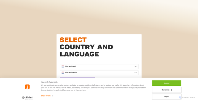 Security scan screenshot of https://basic-fit.com