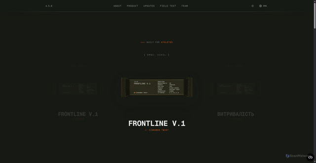 Security scan screenshot of https://450.se