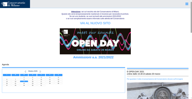 Security scan screenshot of https://www.consmilano.it/