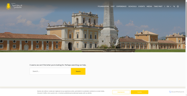 Security scan screenshot of https://www.fondazionecarditello.org/new/