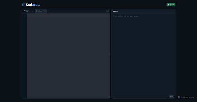 Security scan screenshot of https://kodare.se