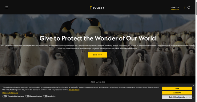 Security scan screenshot of https://www.nationalgeographic.org