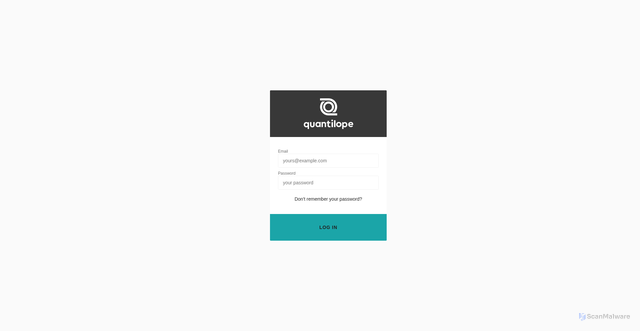 Security scan screenshot of https://app.us.quantilope.com