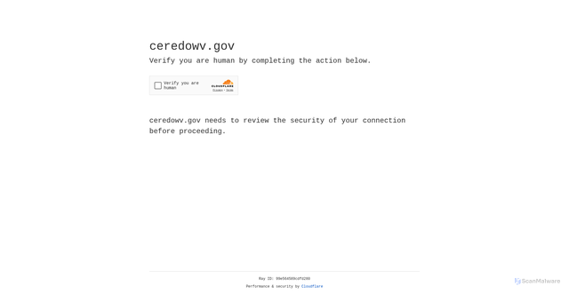 Security scan screenshot of https://ceredowv.gov/
