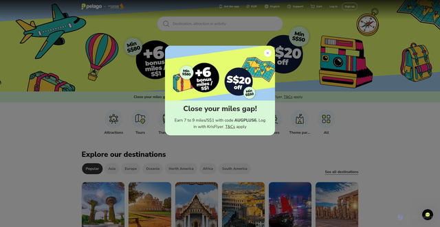 Security scan screenshot of https://www.pelago.com