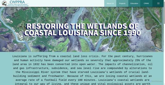Security scan screenshot of https://www.lacoast.gov/new/Default.aspx