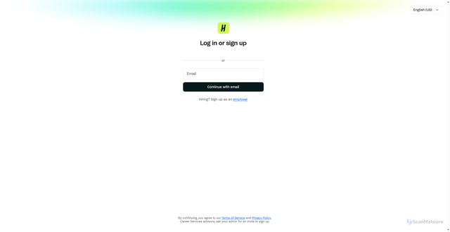 Security scan screenshot of https://handshakeai.instructure.com