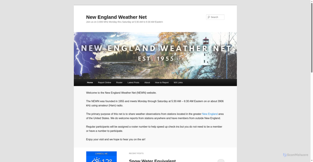 Security scan screenshot of https://newenglandweathernet.com/