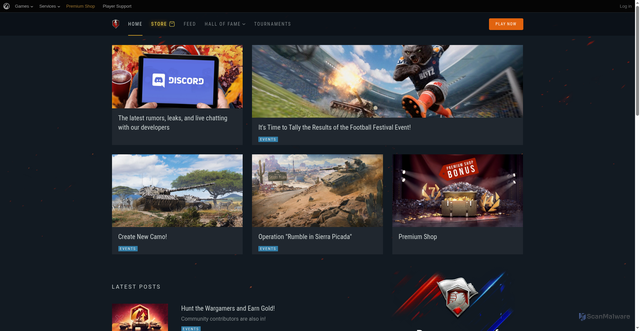 Security scan screenshot of https://wotblitz.com