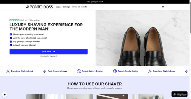 Security scan screenshot of https://ponto-boss.com/