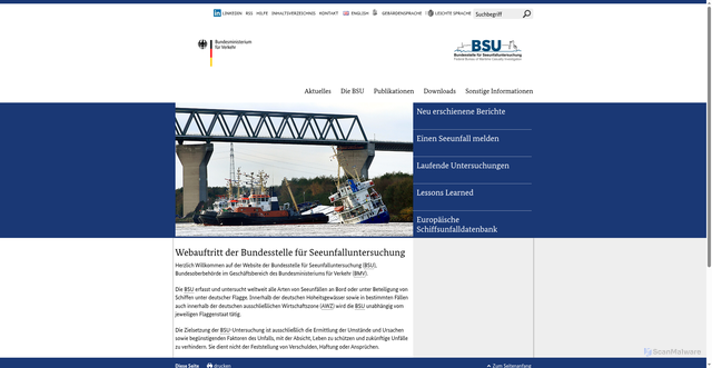 Security scan screenshot of https://www.bsu-bund.de/DE/Home/home_node.html