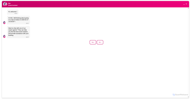 Security scan screenshot of https://lm.gaia.esosphera.com/v/TtvDd27c19