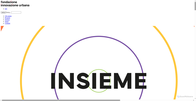Security scan screenshot of https://www.fondazioneinnovazioneurbana.it/