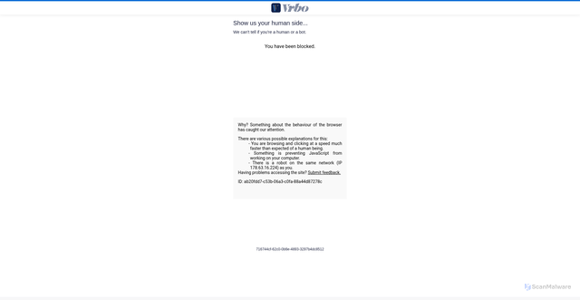 Security scan screenshot of https://www.vrbo.com/search?regionId=553248635118604834