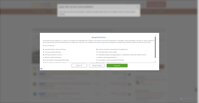 Security scan screenshot of https://www.thecatsite.com