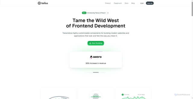 Security scan screenshot of https://fullprospect-website.pages.dev/