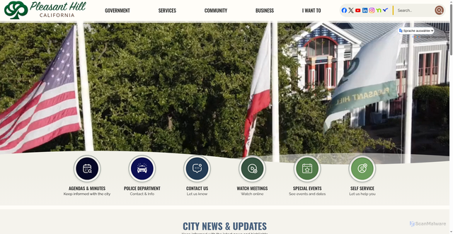 Security scan screenshot of https://www.phillca.gov/