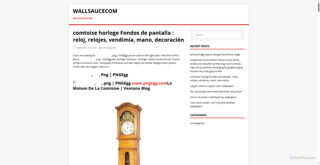 Security scan screenshot of https://wallsaucecom.pages.dev/post/comtoise-horloge/