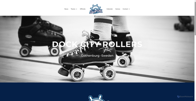 Security scan screenshot of https://dockcityrollers.se