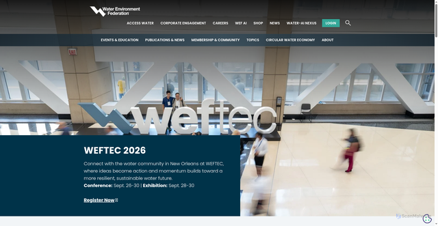 Security scan screenshot of https://www.wef.org