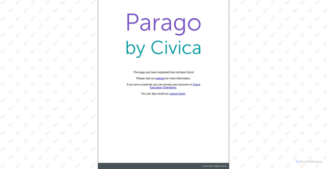 Security scan screenshot of https://parago.co.uk