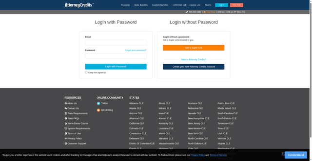 Security scan screenshot of https://account.attorneycredits.com