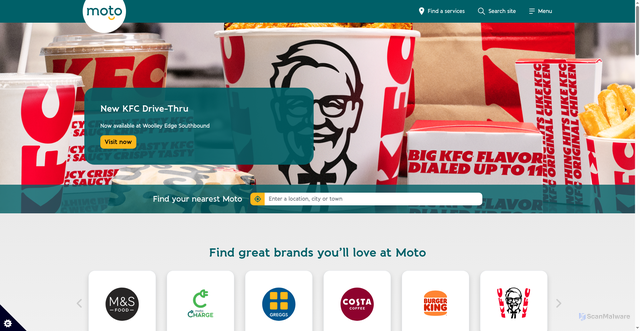 Security scan screenshot of https://moto-way.com