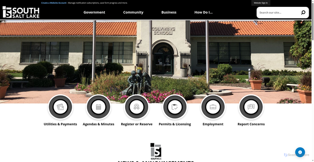Security scan screenshot of https://sslc.gov/
