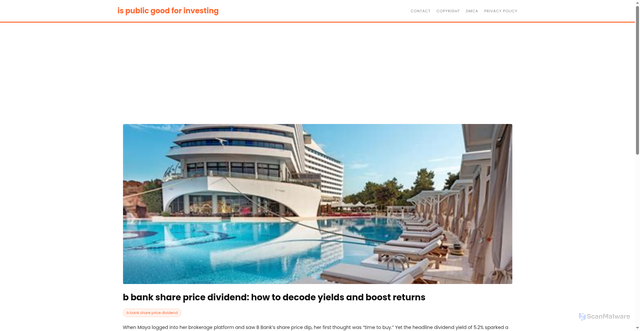 Security scan screenshot of https://rapsurviveinsixblog-dp4psqwwurg0.edgeone.app/b-bank-share-price-dividend.html