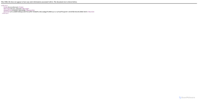 Security scan screenshot of https://c9r-ssm-docs-us-east-1.s3.us-east-1.amazonaws.com