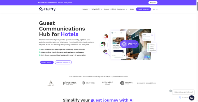 Security scan screenshot of https://messenger-services.com