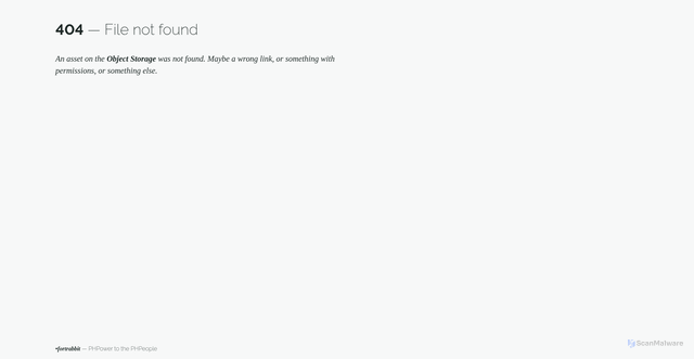 Security scan screenshot of https://skprod.objects.frb.io