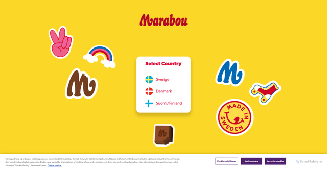 Security scan screenshot of https://marabou.com/