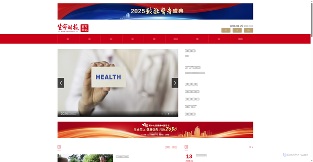 Security scan screenshot of https://www.lifetimes.cn