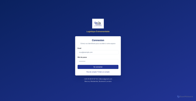 Security scan screenshot of http://sjl-compagnie.com/