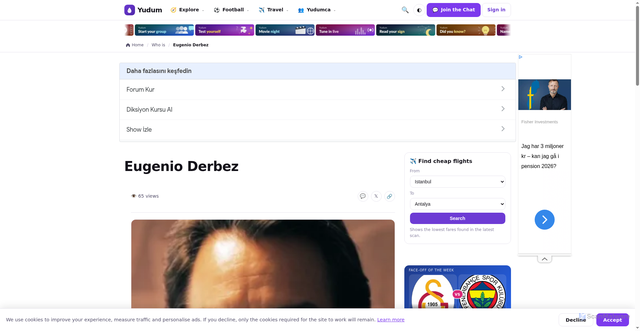 Security scan screenshot of https://www.yudum.net/en/who-is/eugenio-derbez