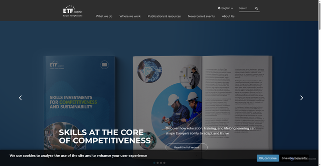 Security scan screenshot of https://www.etf.europa.eu/en