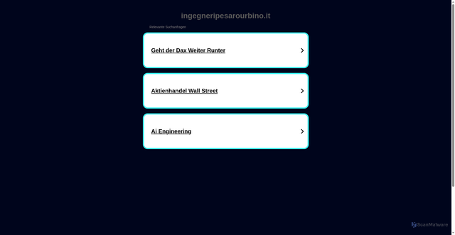 Security scan screenshot of https://www.ingegneripesarourbino.it/