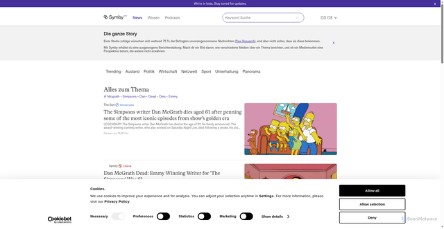 Security scan screenshot of https://symby.com/news?_cid=45191287