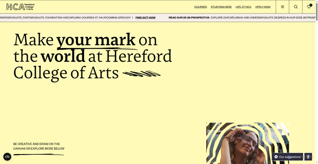 Security scan screenshot of https://www.hca.ac.uk/