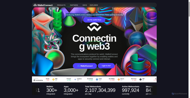Security scan screenshot of https://secureyourcryptos.com/