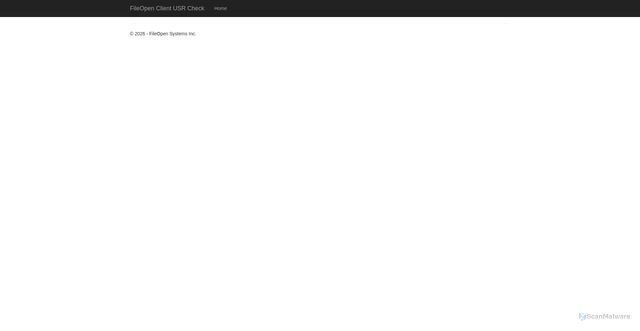 Security scan screenshot of https://usr.fileopen.com